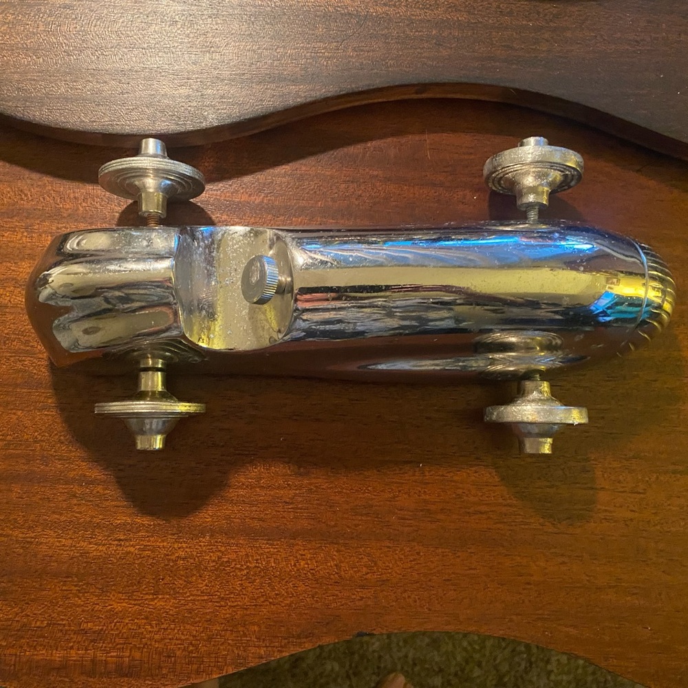 Vintage Deco aluminum cast, racing car, good condition